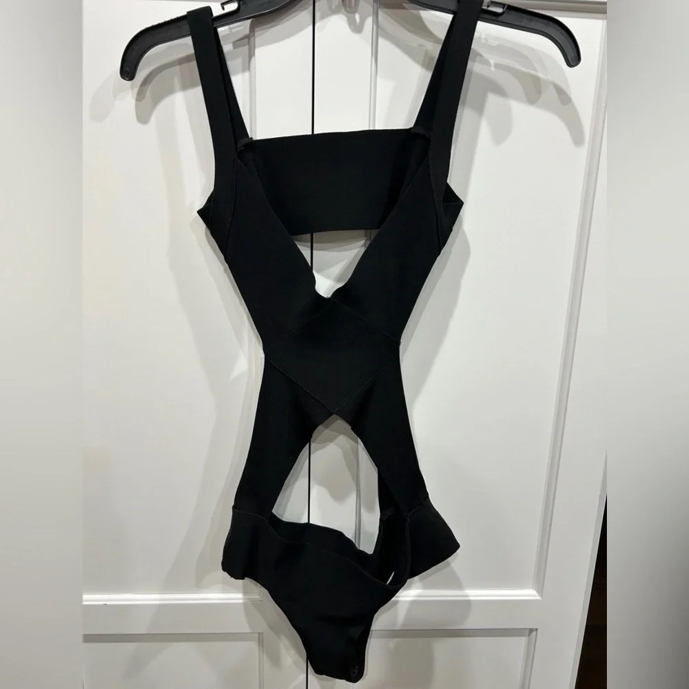 SKIMS Knit Black Monokini
